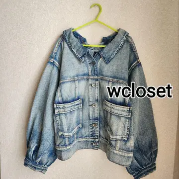 #680 wcloset 데님 자켓 아쉬