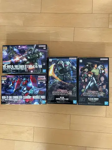 HG 쿠쿠르스 도안 건담, 자쿠, 짐 MSD, 자쿠 오리진