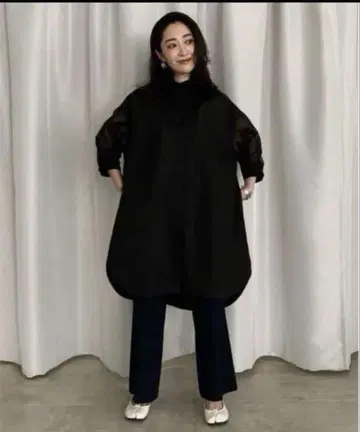 시스루 셔츠 튜닉