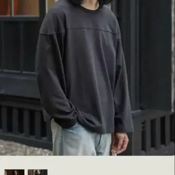 COTTON FOOTBALL L/S TEE S 사이즈 shiun 와무