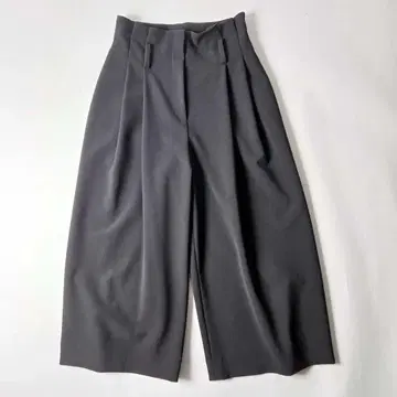 데이지 린 2 플리츠 와이드 팬츠 F 블랙 일본제 폭시