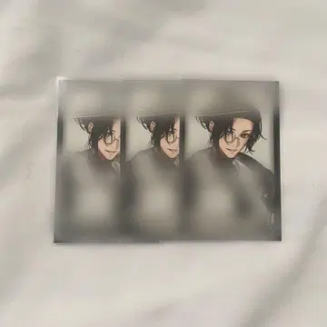 니지산지 형사와 조수 셰린 버건디 폴라로이드풍 카드 3장