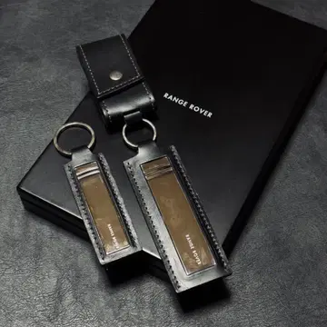 RANGE ROVER 랜드로버 가죽 키링 세트 블랙