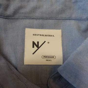NEUTRALWORKS. 블루 긴팔 셔츠 S 유니섹스