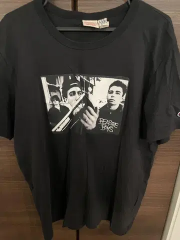 Beastie Boys 챔피온 T셔츠 L 사이즈 블랙