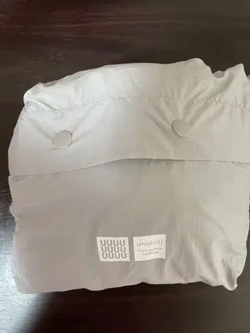 유니클로 U 패커블 롱 후드티