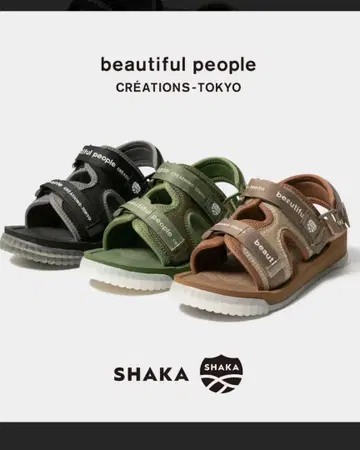 beautiful people SHAKA 샌들 블랙