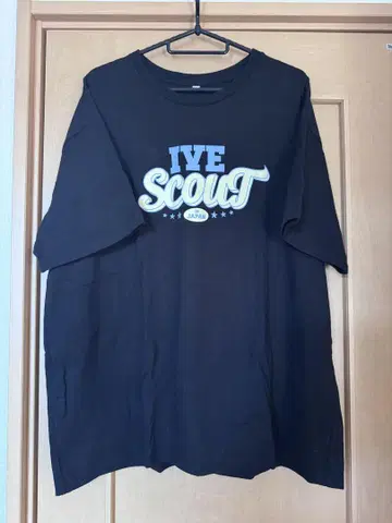 IVE SCOUT 티셔츠 블랙 XL