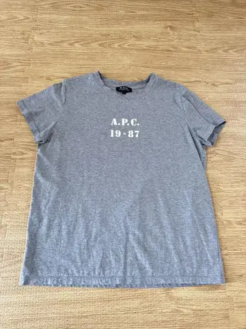 A.P.C. 그레이 티셔츠 L 사이즈