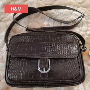 H&M 크로스 바디 백 다크 브라운
