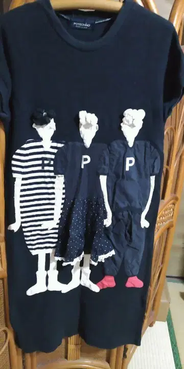 POTECHINO 인형 모티브 원피스