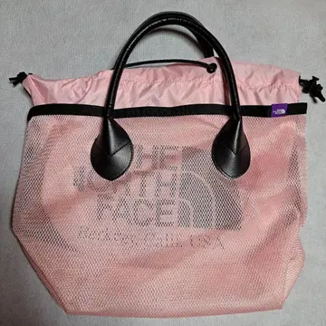 THE NORTH FACE 퍼플 라벨 핑크 메쉬 토트