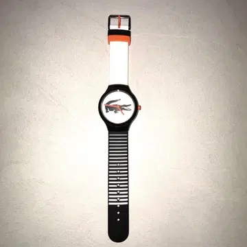 LACOSTE 라코스테 손목시계 와니 블랙 화이트 오렌지
