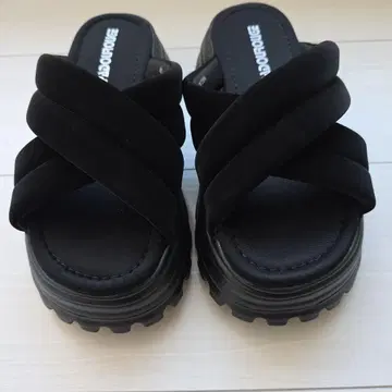 PADOURROGE 블랙 컴포트 샌들 L 사이즈