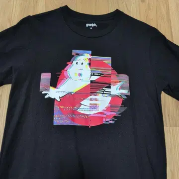 graniph 고스트 버스터즈 티셔츠 SS 블랙