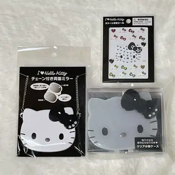 산리오 아이 러브 헬로키티 블랙 묶음 판매