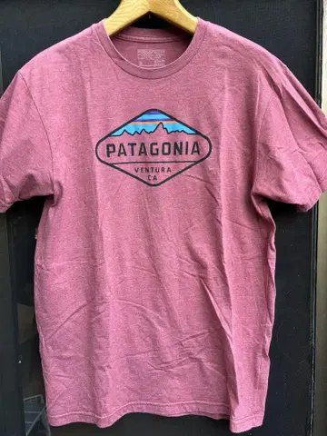 PATAGONIA 버건디 티셔츠 M