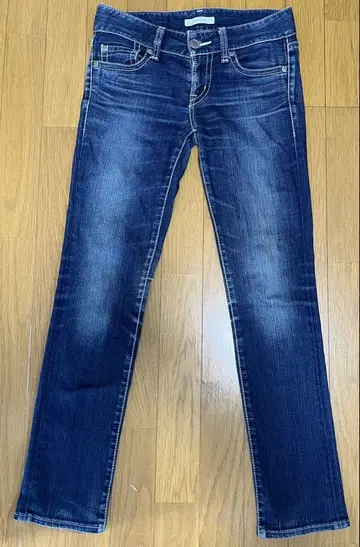 MOUSSY 스키니 데님 다크 블루 26