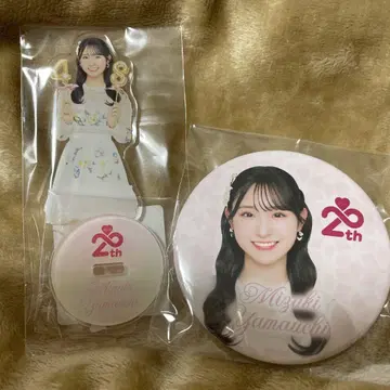 AKB48 야마우치 미즈키 캔뱃지 아크릴 스탠드 2개 세트