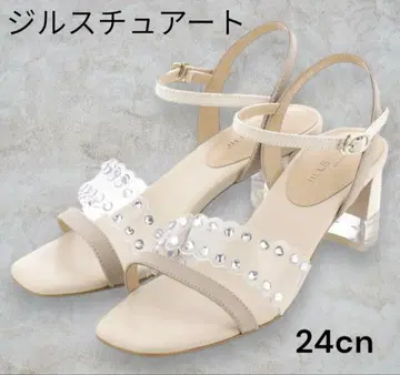 질스튜어트 JILLSTUART 화이트 샌들 24cm