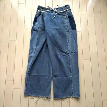 메종 유레카 와이드 데님 팬츠