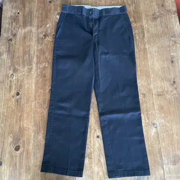 Dickies 블랙 w32 L30 워크 팬츠 스트레이트