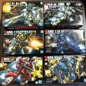 HGUC 건담 프라모델 역습의 샤아 6개 세트