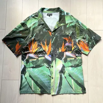 아녜스베 옴므 CHEMISE 포토 프린트 오픈 카라 셔츠