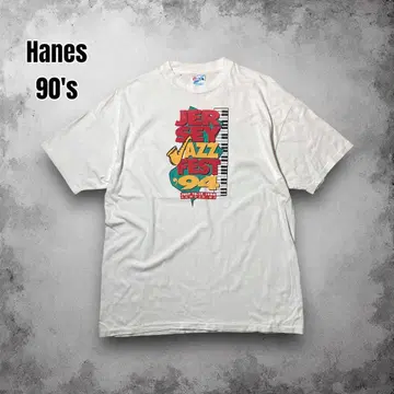 90s USA제 Hanes 빈티지 티셔츠 이벤트 로고 헤비 온스