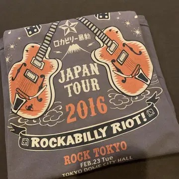 ROCKABILLY RIOT! 2016 티셔츠 브라이언 세처