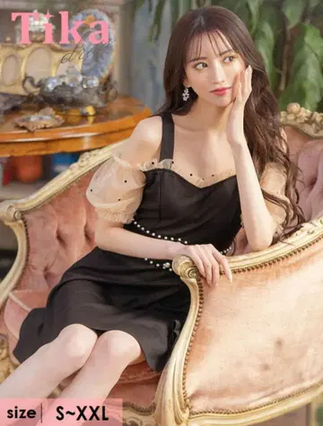 Tika 블랙 드레스 XL