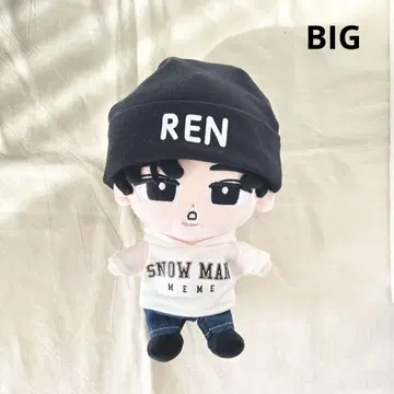 스노치루 BIG 인형 의류 칼리지 후드티 메구로 렌 [SnowMan]