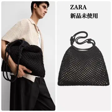 완판템 ZARA 마크라메 토트백 택 포함 새상품