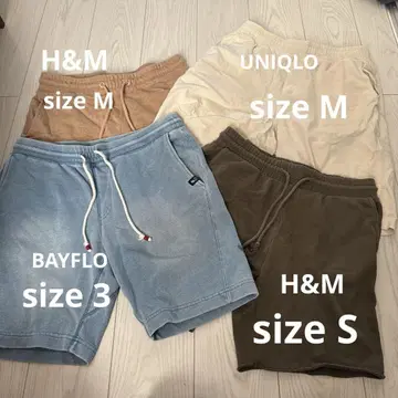 하프 팬츠 묶음 판매