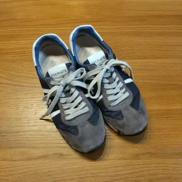 PREMIATA 483 네이비 그레이 스니커즈