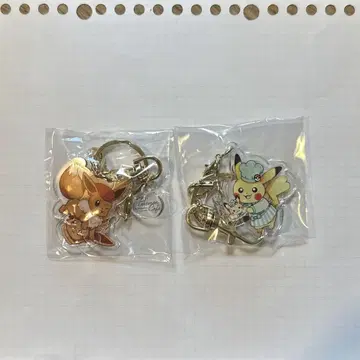 포켓몬 카페 아크릴 키링 2개 세트