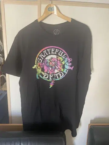Grateful Dead 컬러풀 곰 티셔츠 XL