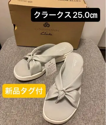 새상품 [클락스] 샌들 드리프트 베 그레이 라이트 그레이 25.0cm