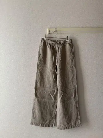 무인양품 프렌치 린넨 스트레이트 팬츠 M 사이즈