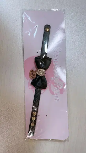 스토푸리 리본 팔찌 블랙
