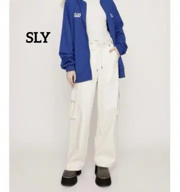 미사용 SLY COMBI RELAX CUT 팬츠 화이트