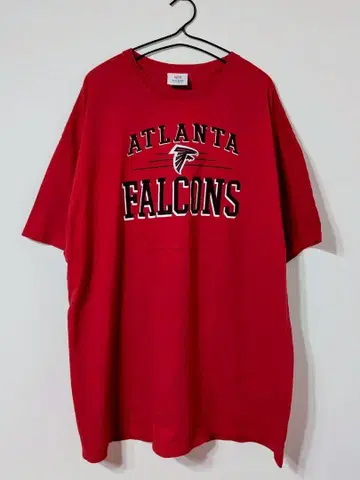 NFL ATLANTA FALCONS 빅 사이즈 프린트 반팔 티셔츠