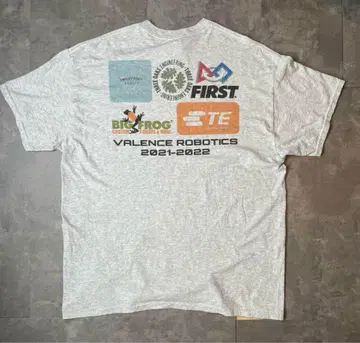 길던 프린트 디자인 크루넥 티셔츠 XL