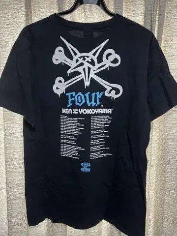 Ken Yokoyama 투어 티셔츠 M 사이즈