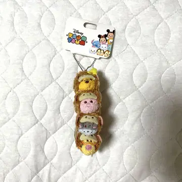 디즈니 쯔무 쯔무 봉제 인형 키체인 푸우