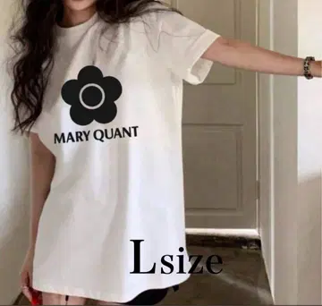 새상품! L 플라워 로고 반팔 티셔츠