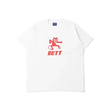 BoTT 보트 티셔츠 L 새 상품 미사용 WHITE 화이트 devil