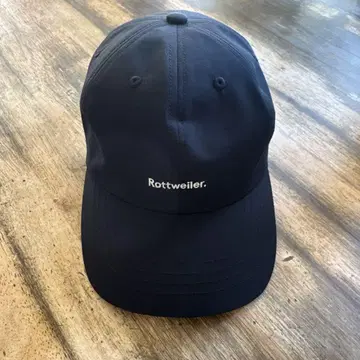 kj 도착 Rottweiler 나일론 캡 블랙