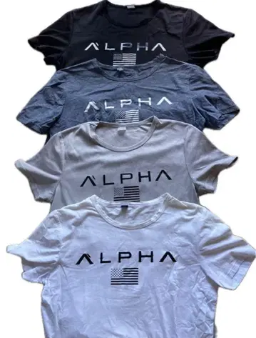 ALPHA 티셔츠 4매 세트