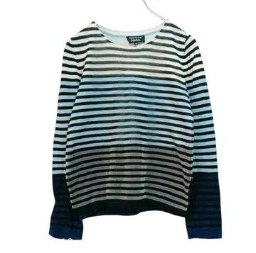 SONIA RYKIEL 긴팔 니트 얇은 소재 사이즈 38 보더 무늬